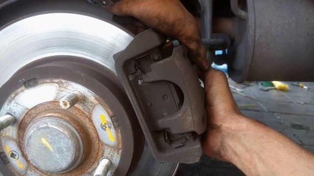 changing car brake pads